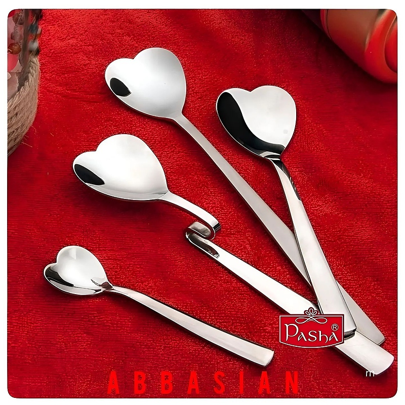 قاشق چای خوری پاشا کد 02 مجموعه 6 عددی